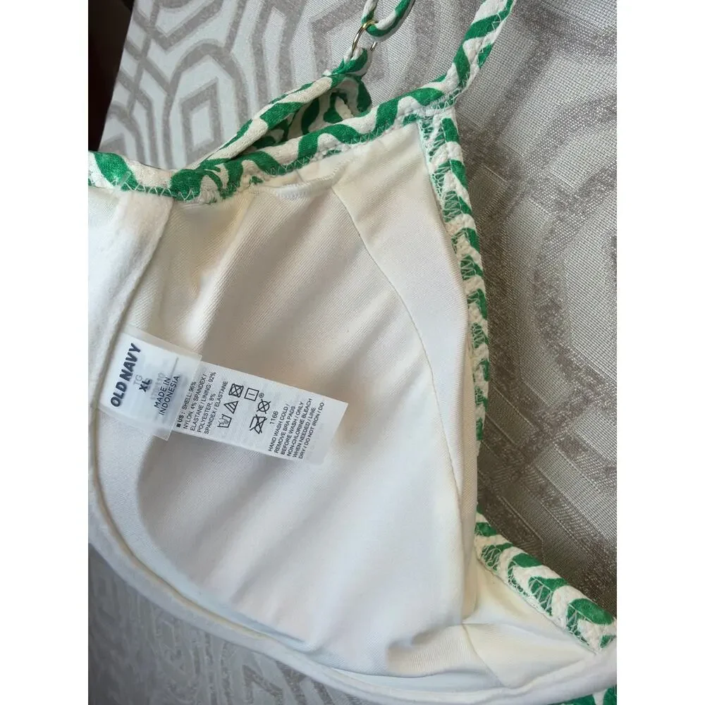 Old Navy‎ Textured Underwire Balconette Swim Top size XL NWT